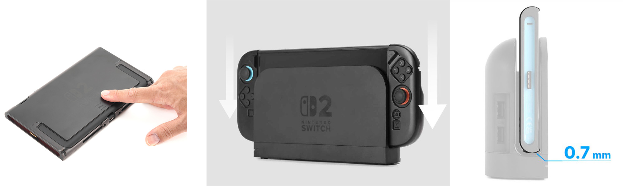本体セット　グリップH&amp;O ST2 M4 GRIP カバー Amazon.co.jp: Savage Raven by Skull & Co. Switch2専用カバー